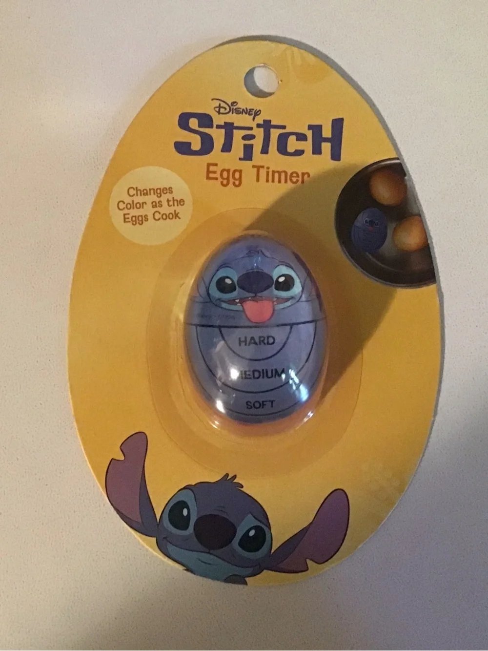 Disney Stitch Yellow Egg Timer